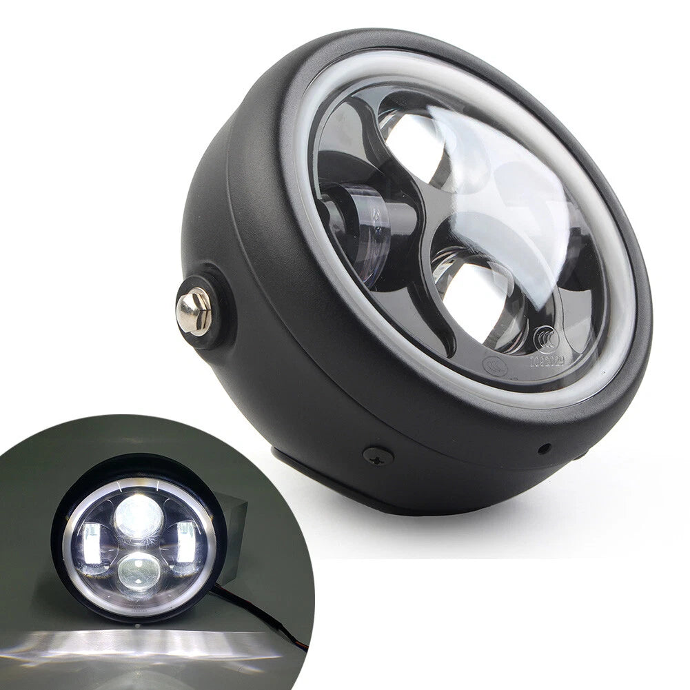 5.75" LED Motorcycle Headlight DRL Round Light For Harley Motorcycle
