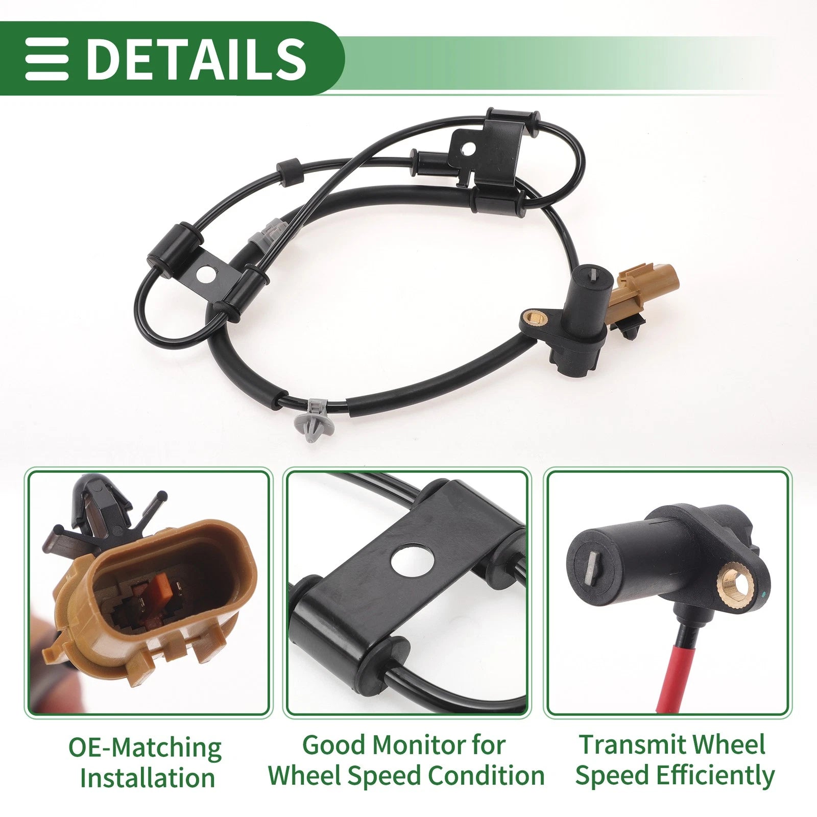 ABS Wheel Speed Sensor No. 956711E100 for Hyundai Accent (2005–2011)