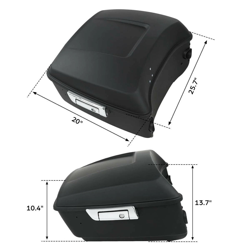 Backrest Pad Mount Rack for Harley Touring Glide (2014–2026)