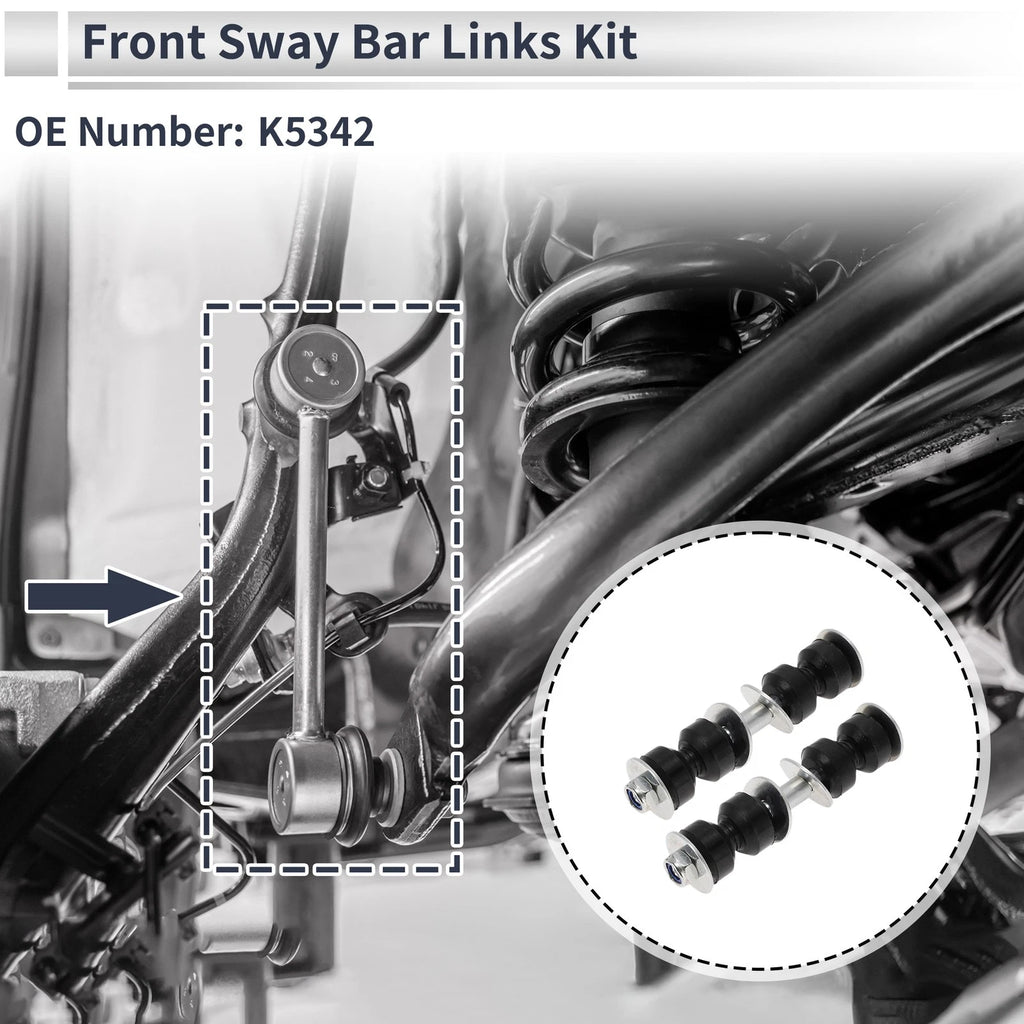 Front Stabilizer Bar Links Replacement for Buick Allure (2005–2009) Pair