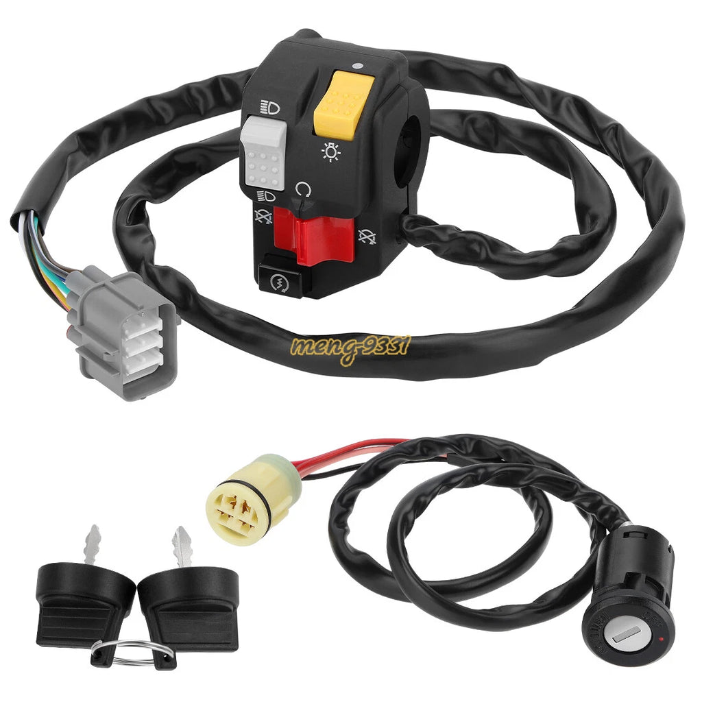 Handlebar Switch & Ignition Key Switch for Honda Rancher 350 TRX350TM/FM (2000–2005)