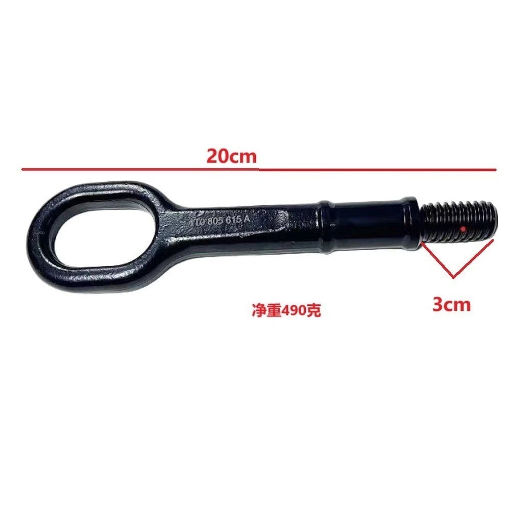 Tow Hook Recovery Hook For Roadside Assistance Robust Metal Construction