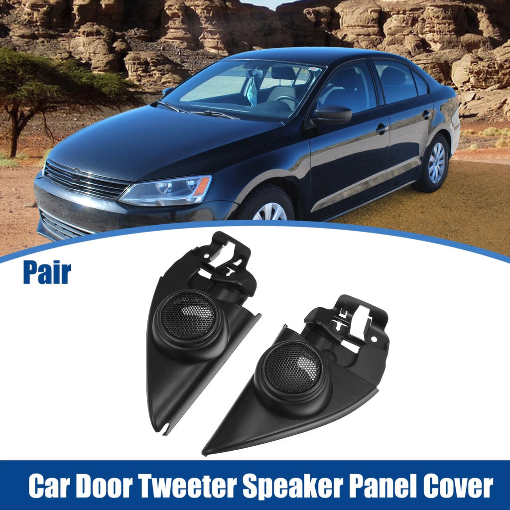 Pair Door Tweeter Speaker Panel Cover Trim for Volkswagen Jetta (2013–2019)