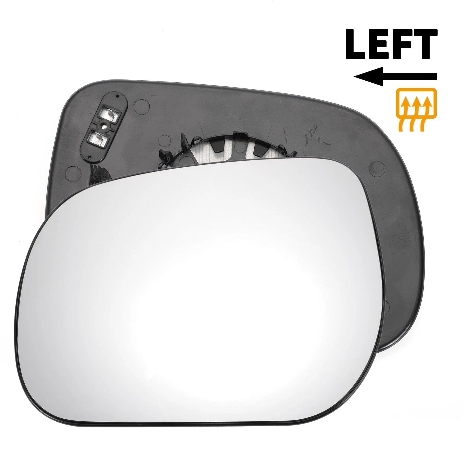 Left Side White Mirror Glass Replacement with Heated for Toyota Verso (2009–2012)