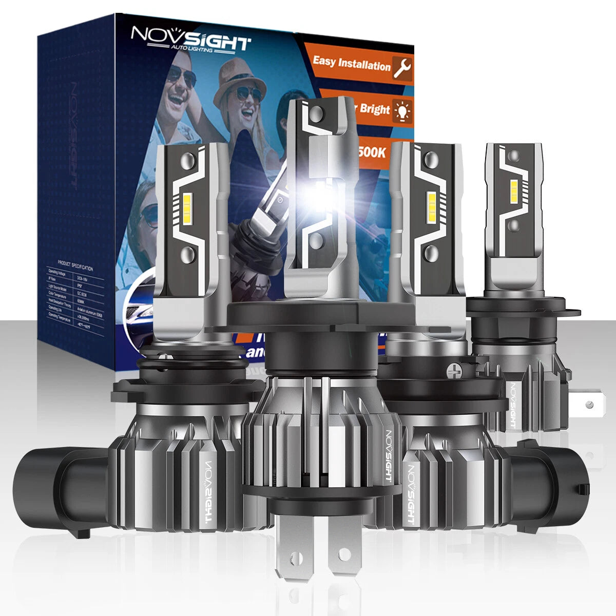 H4 9005 9006 H7 H11 LED Headlight Conversion Kit for (6500K)