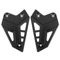 Set of 2 Black Hanger Heel Plate Boot Guards for Kawasaki Z900 (2017)