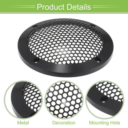 Set of 1 Car Speaker Grill Cover for Subwoofer (Universal)