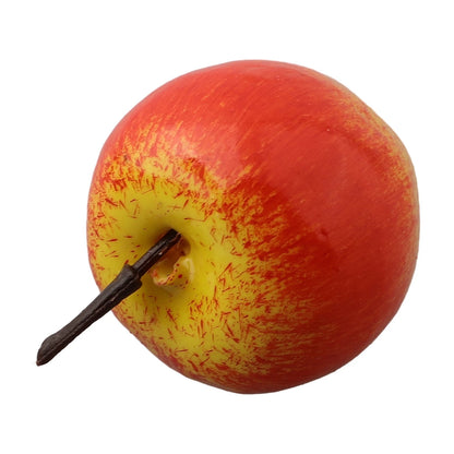 Pack of 10 Artificial Realistic Red Apples Fake Fruit Decor