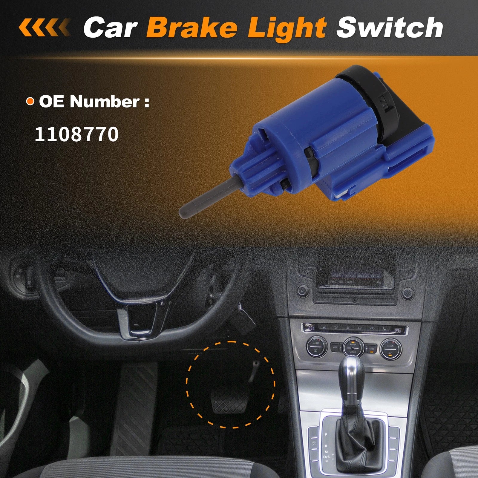 Brake Light Switch for Audi A4 (2006–2011) 1108770