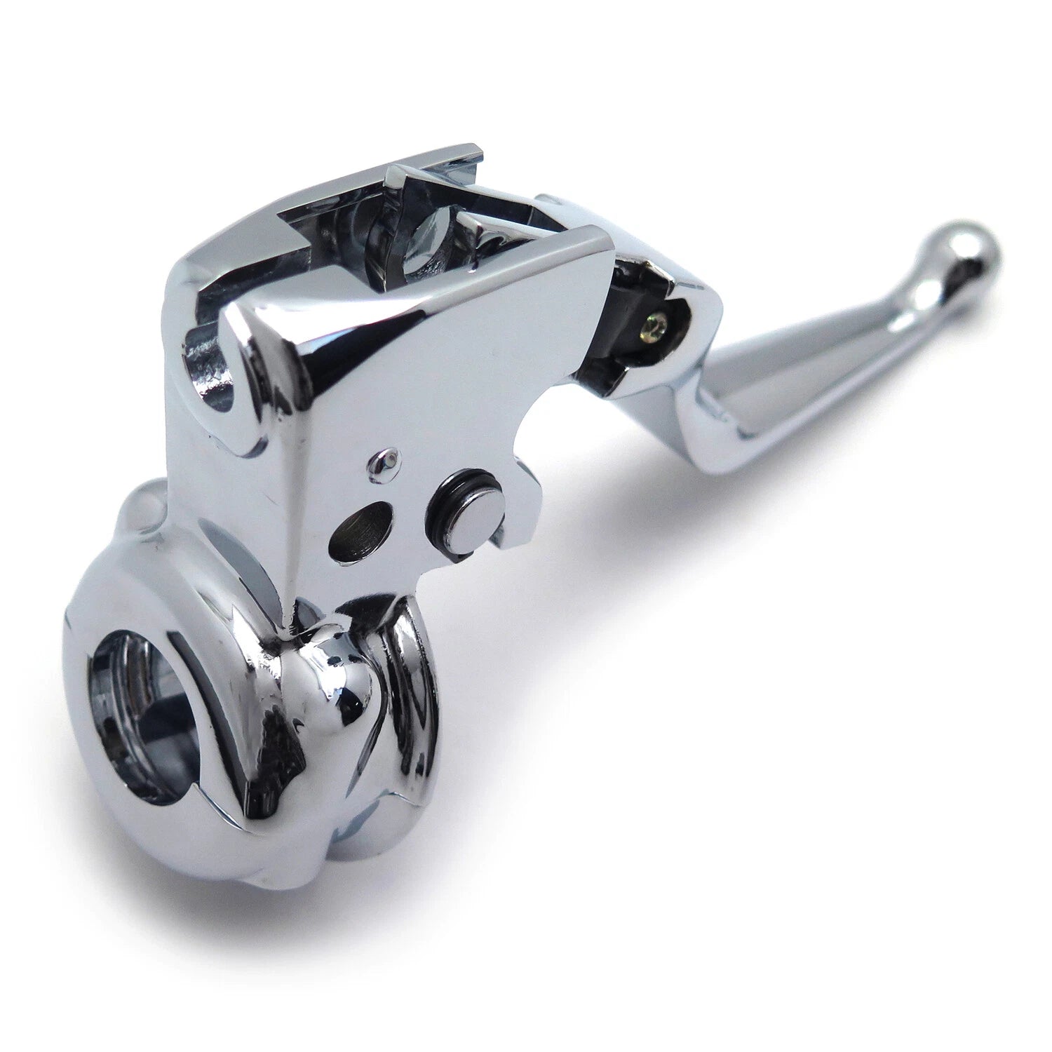 Chrome Clutch Lever with Mount Bracket for Harley Softail (1996–1997)