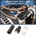 6 Pin Headlight Fog Lamp Connector Plug for Ford Mondeo