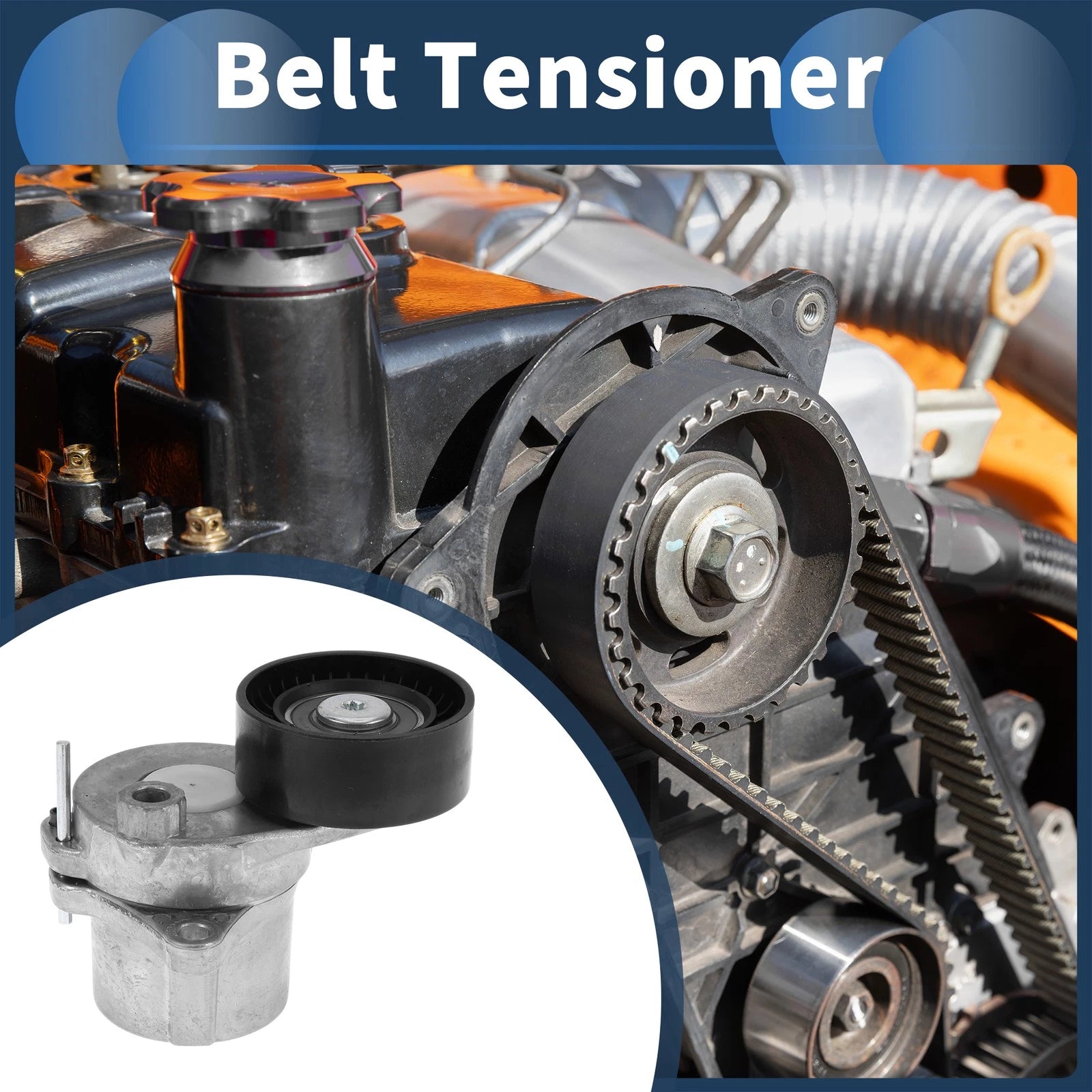 Belt Tensioner for Mercedes-Benz E-Class (2009–2016) Replacement Metal 1 Pc