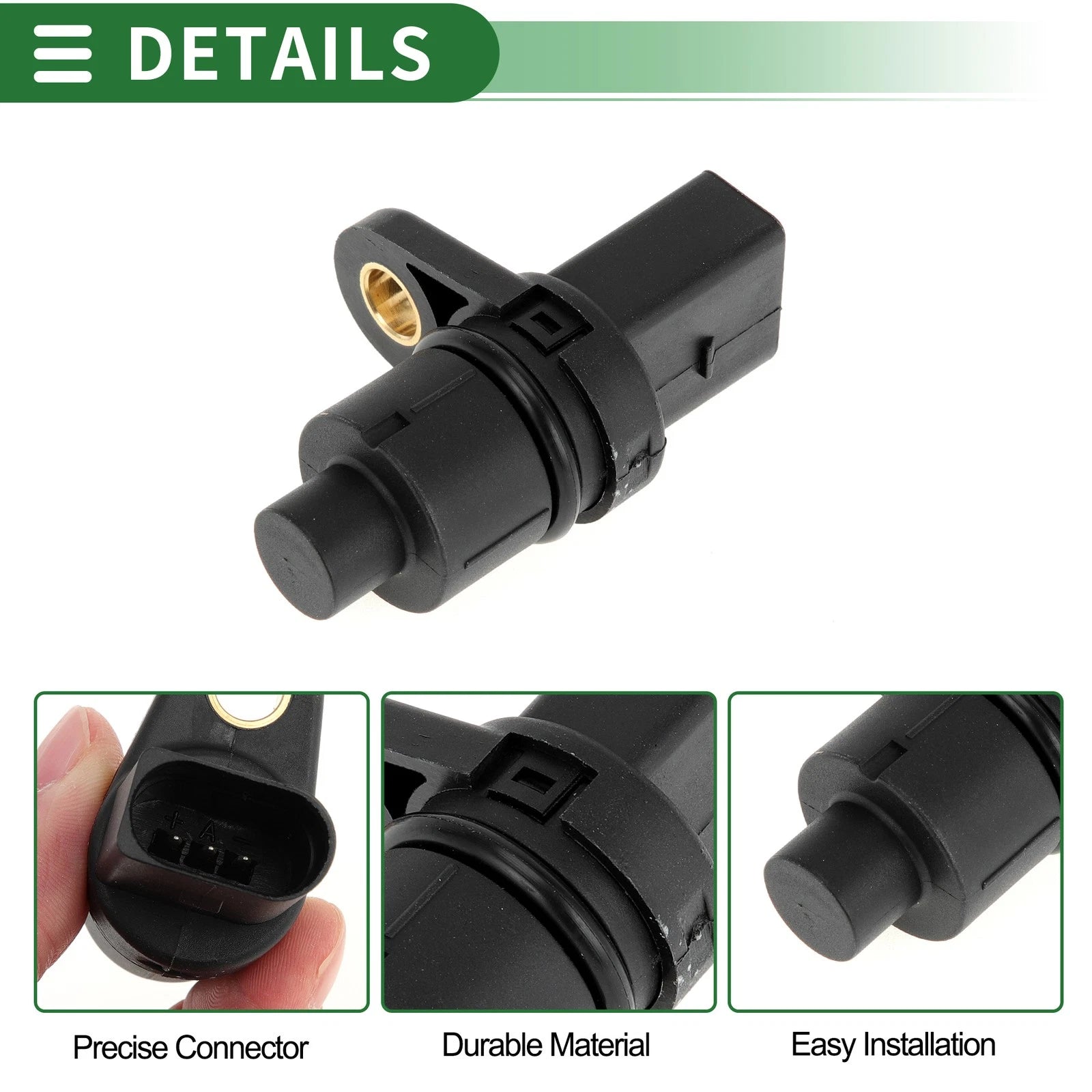 1 Pc No.6Q0919149A Transmission Odometer Speed Sensor for VW Golf (2002–2005)