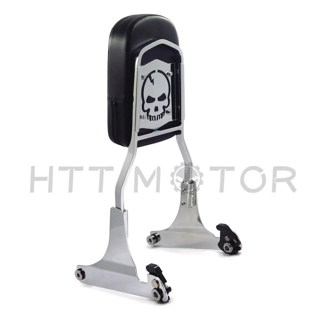 Chrome Detachable Sissy Bar Backrest for Harley Softail FLSTN FLSTF (2000–2017)