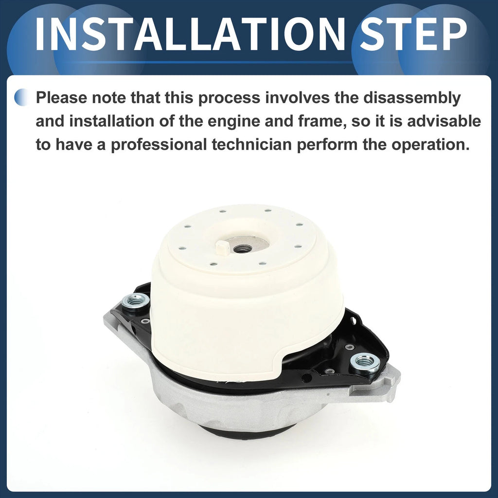 Engine Motor Mount Replacement for Mercedes-Benz GLE W166 (2015–2019)