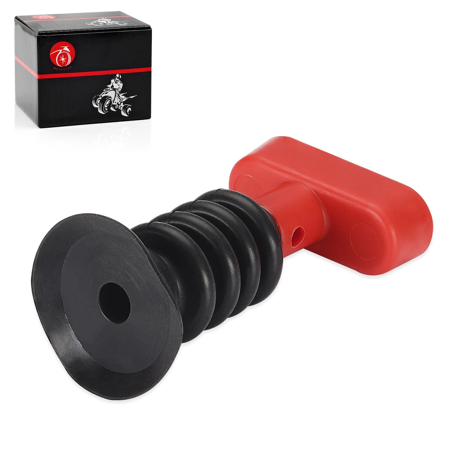 Reverse Cable Red T-Handle Pull Lever for Suzuki QuadRunner LT160 (1990–1998)