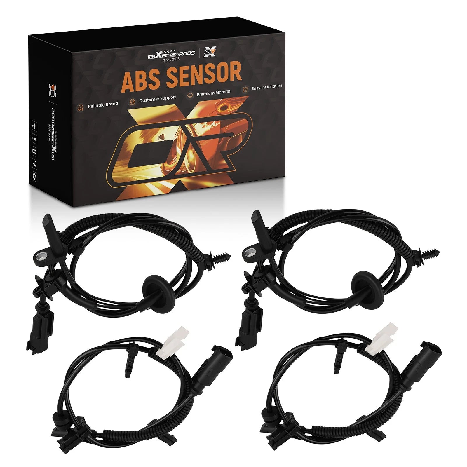 4X ABS Wheel Speed Sensor for Buick Enclave (2008–2017) 22739728