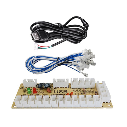 DIY Zero Delay USB Encoder Board Cable Set for Joystick (Mame Jamma PC)