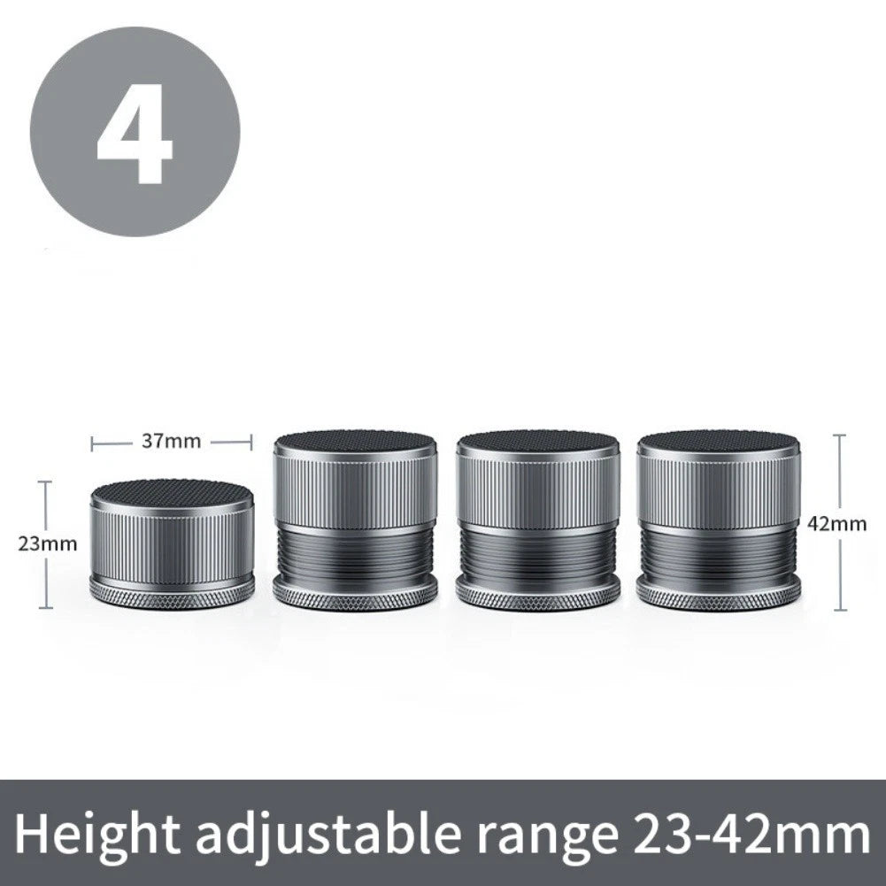 Adjustable Height Furniture Feet for Cabinets Tables - Noise Reduction