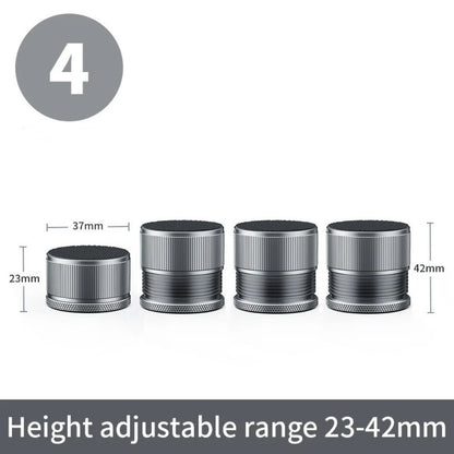 Adjustable Height Furniture Feet for Cabinets Tables - Noise Reduction