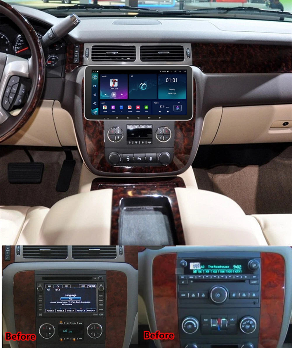 10.33'' Android 14 Carplay Stereo Radio GPS for GMC Chevrolet Chevy