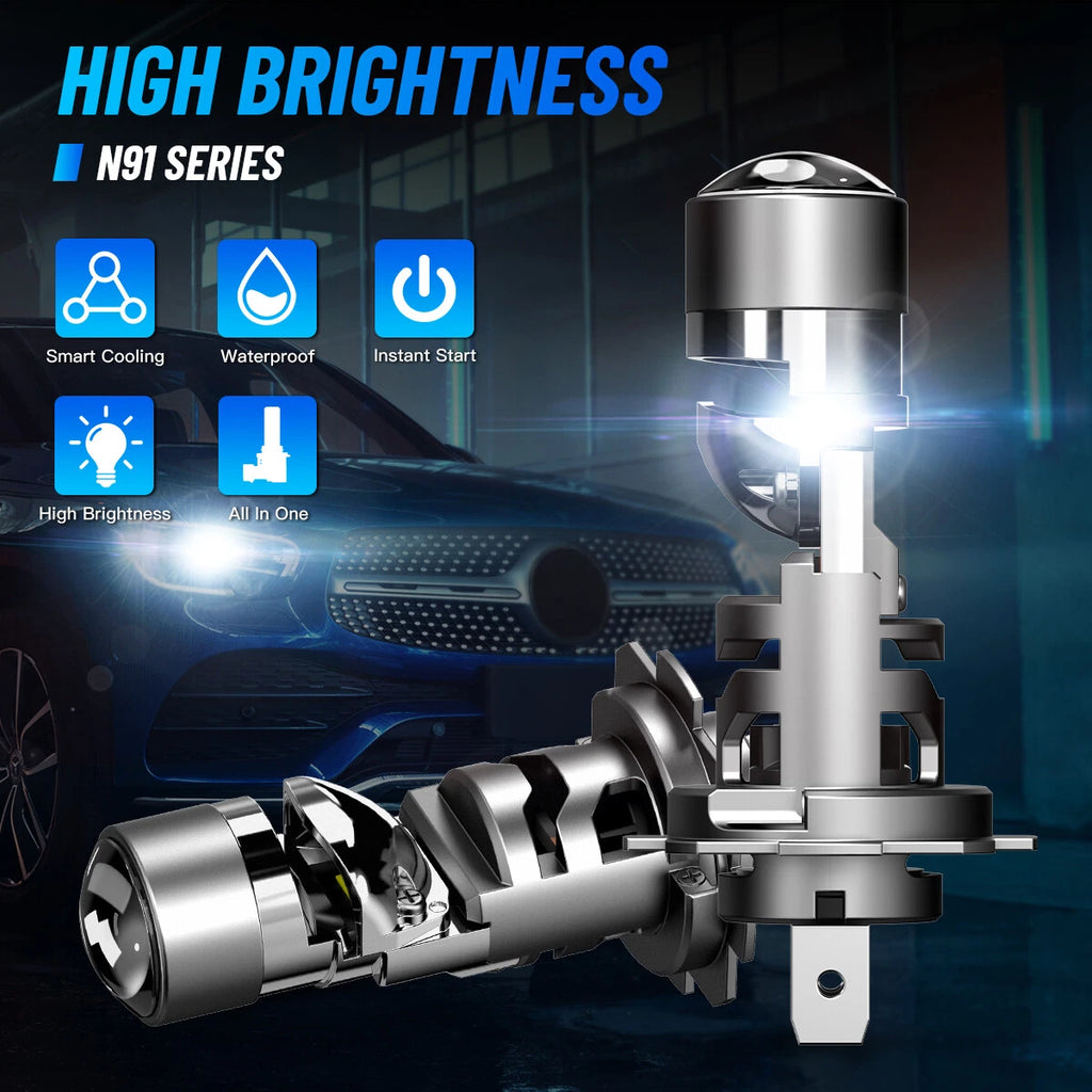 H7 LED Headlight Bulbs Kit for - 33000LM 6500K 2X