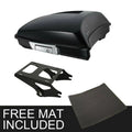 Matte Black Razor Trunk Two Up Mount Rack for Harley Touring (2014–2026)