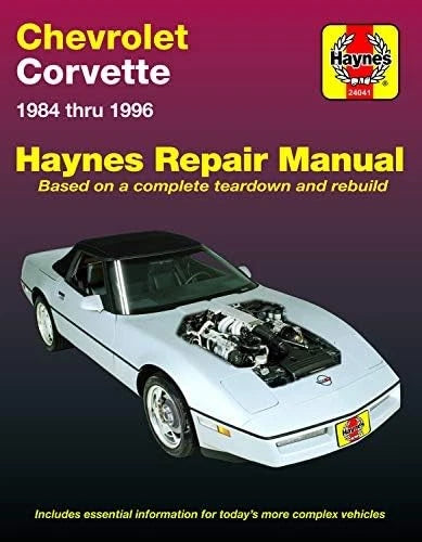 Haynes Manual for Chevrolet Corvette (1984–1996)