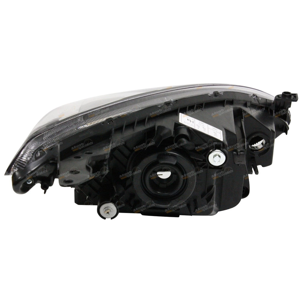 LH Black Headlight for Mazda 2 (2007–2014) DE Genki Maxx Neo LHS