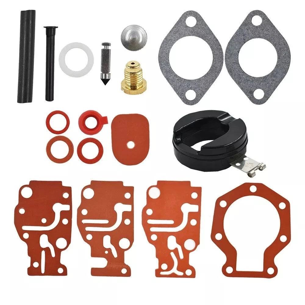 Carburetor Repair Rebuild Kit for Johnson/Evinrude 6hp 8hp 9.9hp (N/A) 439073 0439073