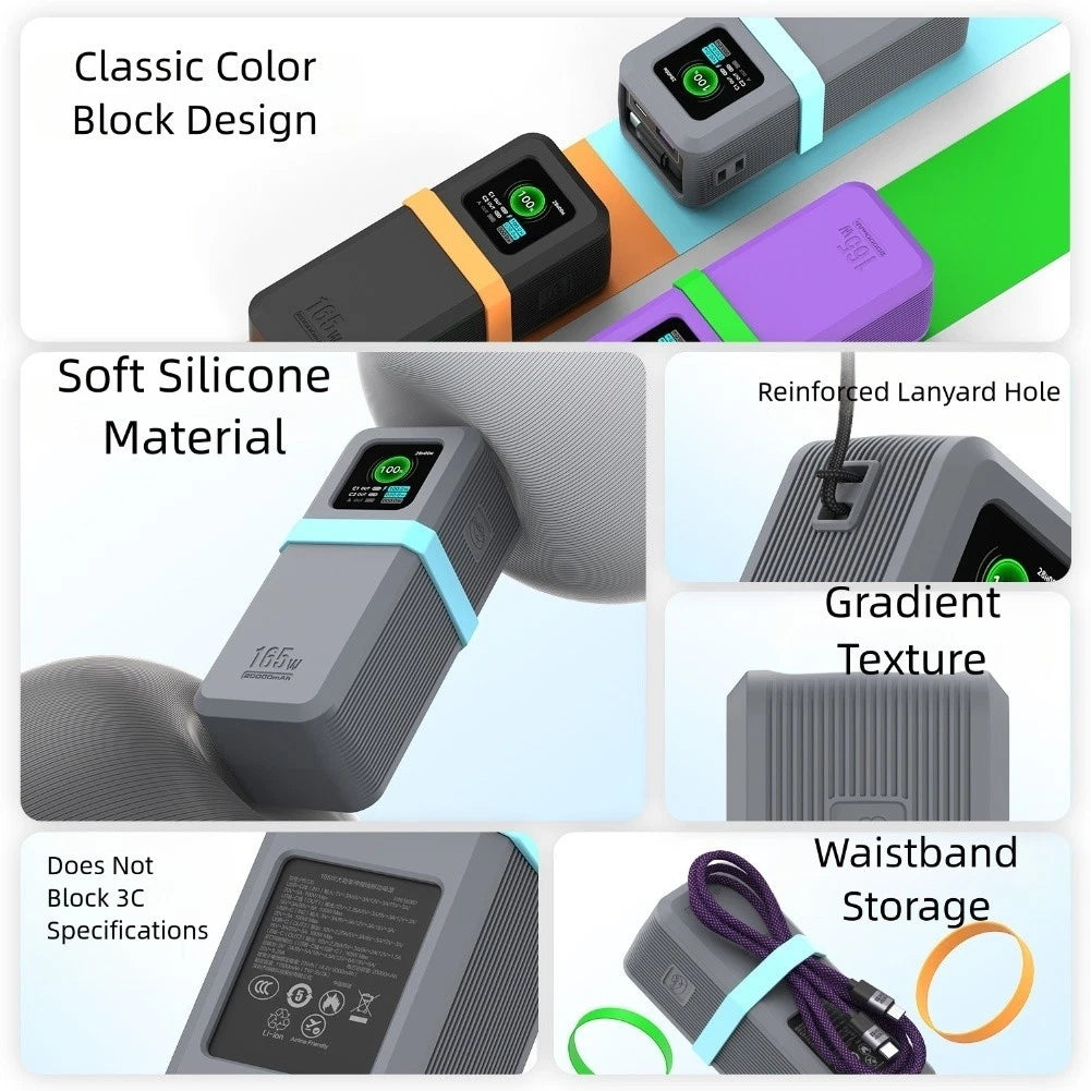 Silicone Case for UGREEN Nexode 20000mAh Power Bank 165W