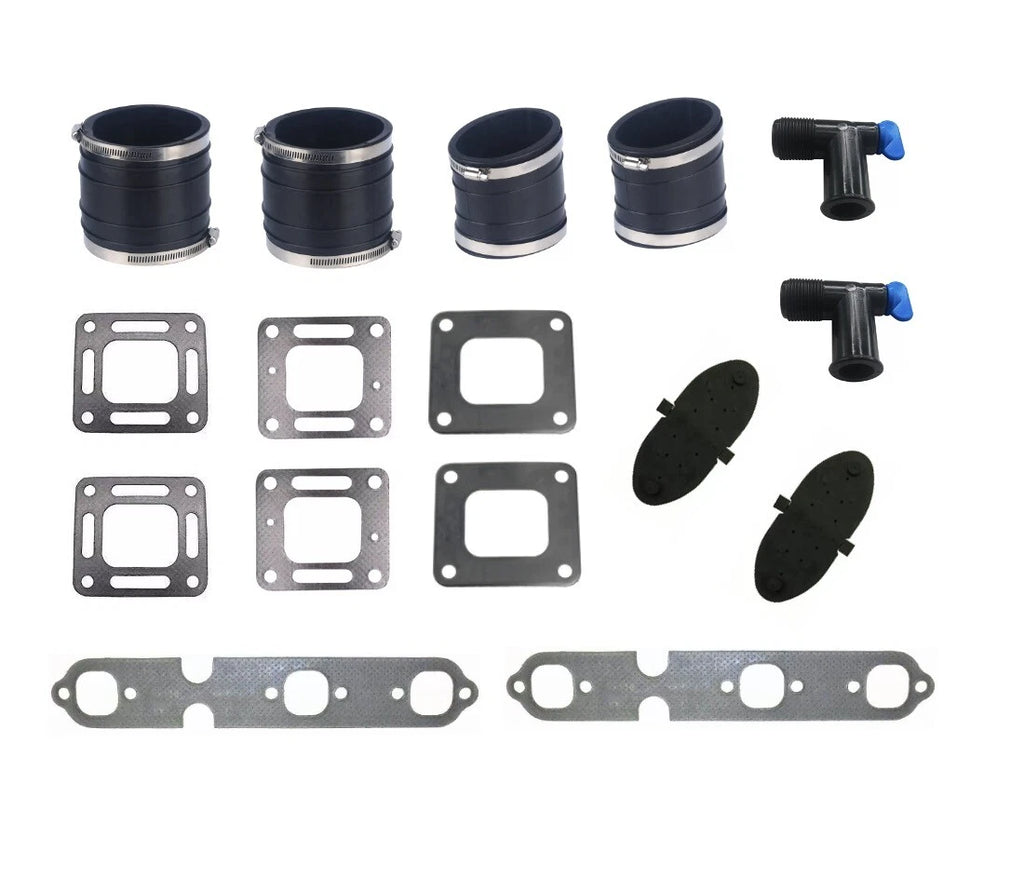 Exhaust Manifold Bellow Tube Kit for MerCruiser GM V6 (4")