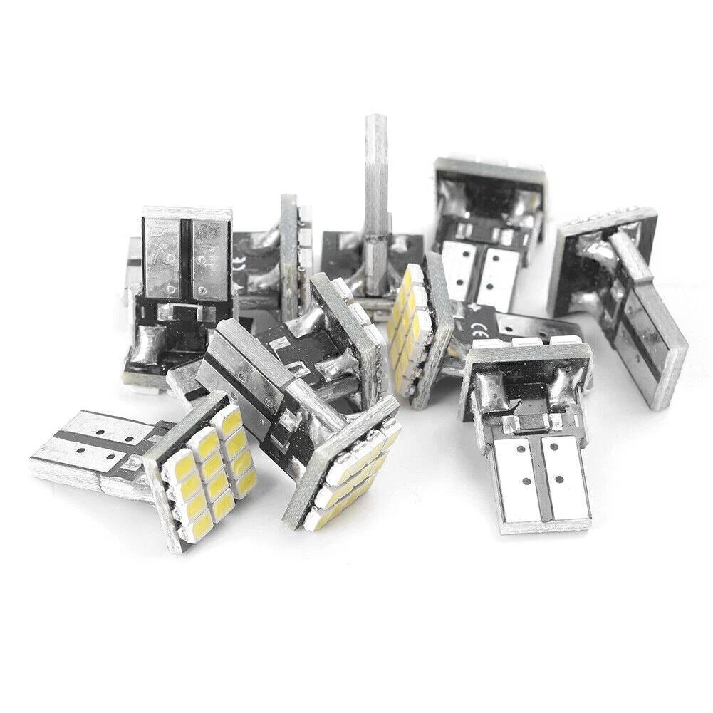 10x T10 1206 12 SMD LED Bulbs for Car Map Reading Light