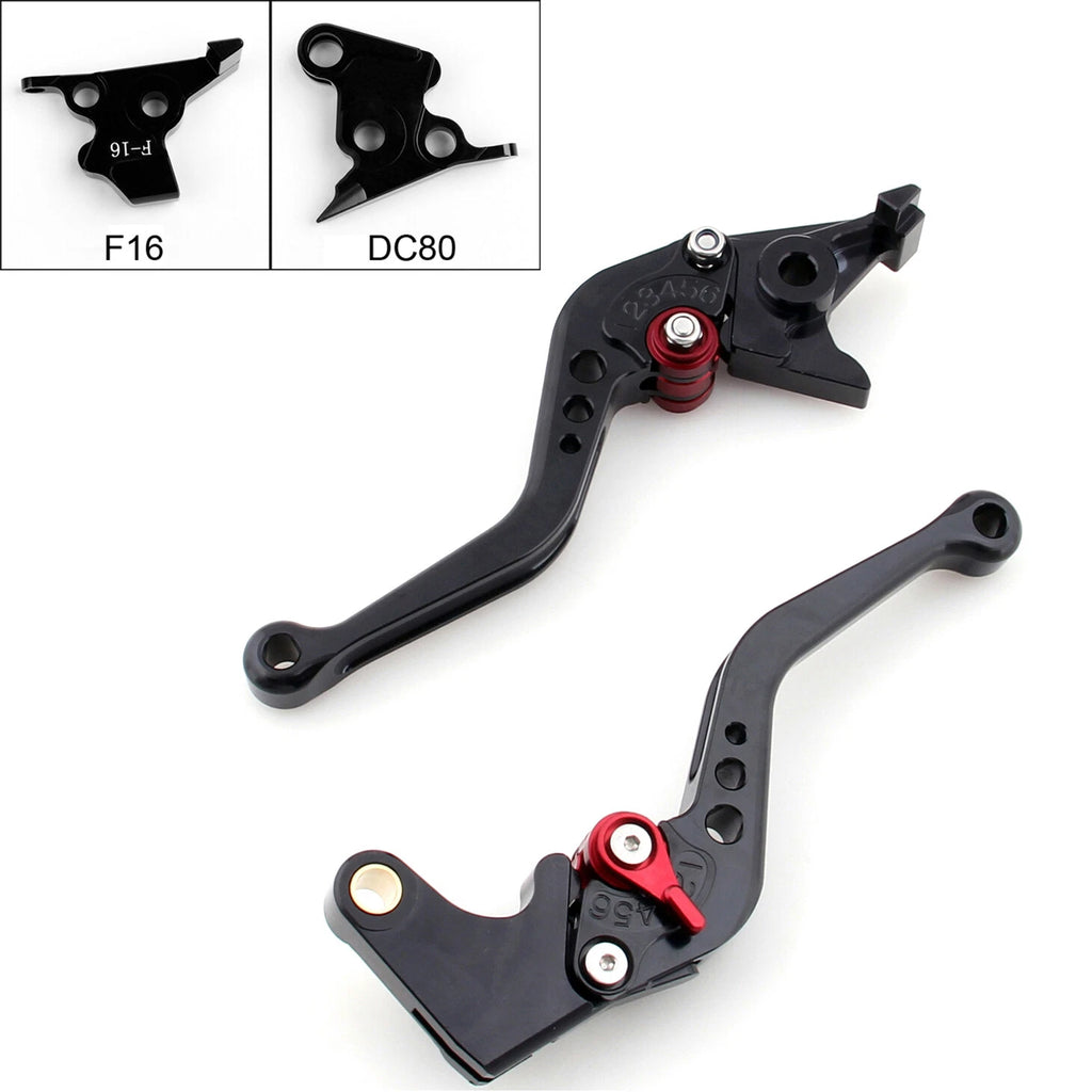 Short Brake Clutch Levers for Moto Guzzi Breva Griso Norge 1200 (2006–2016)