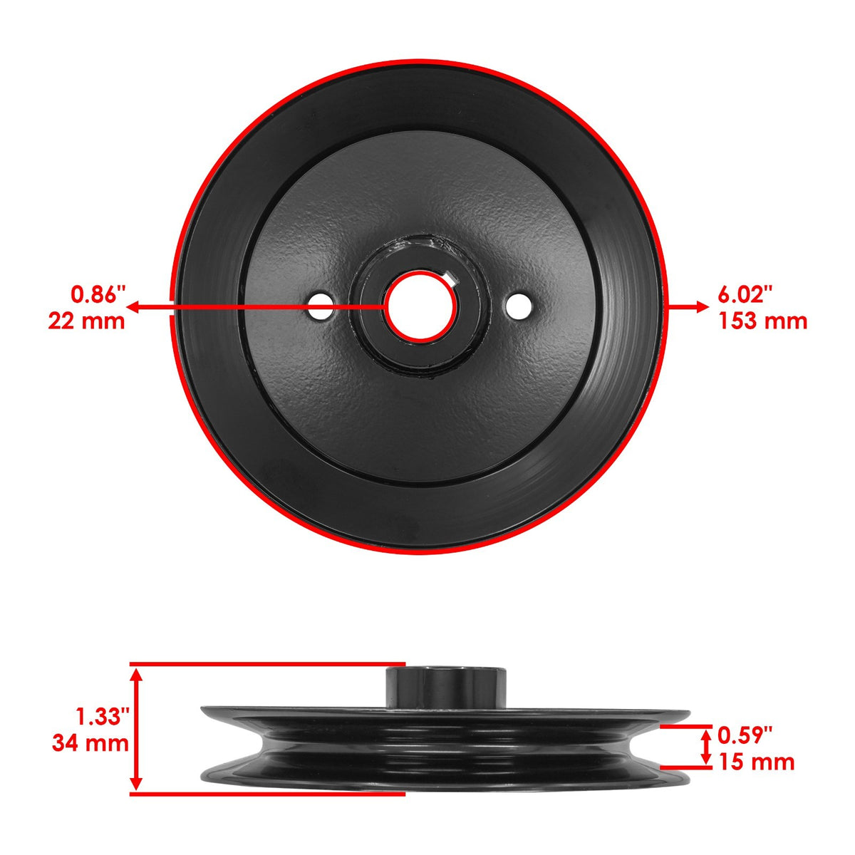 Deck Spindle and Pulley Replacement for Bad Boy ZT Avenger (2020–2025)