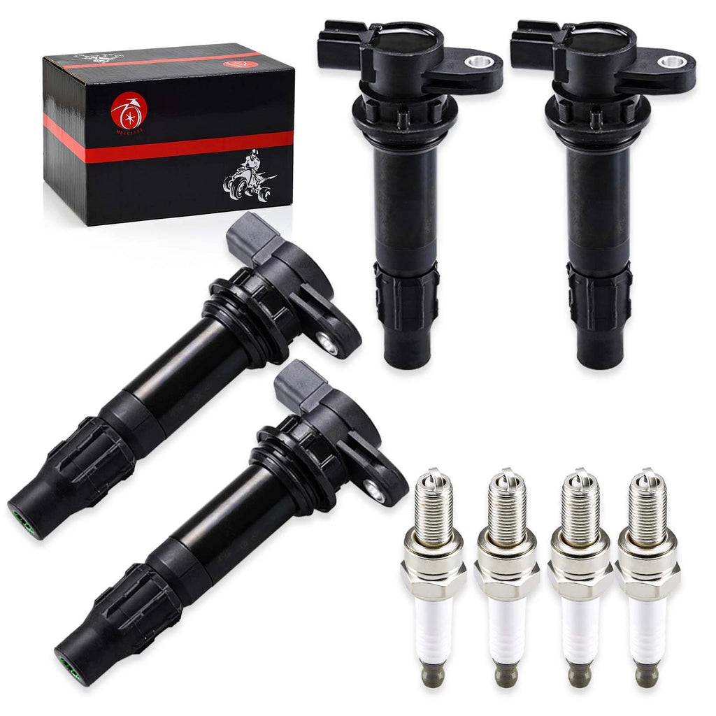 Set of 4 Ignition Coils for Yamaha (6B6-82310-00-00, 6D3-82310-01-00, 6D3-82310-00-00)