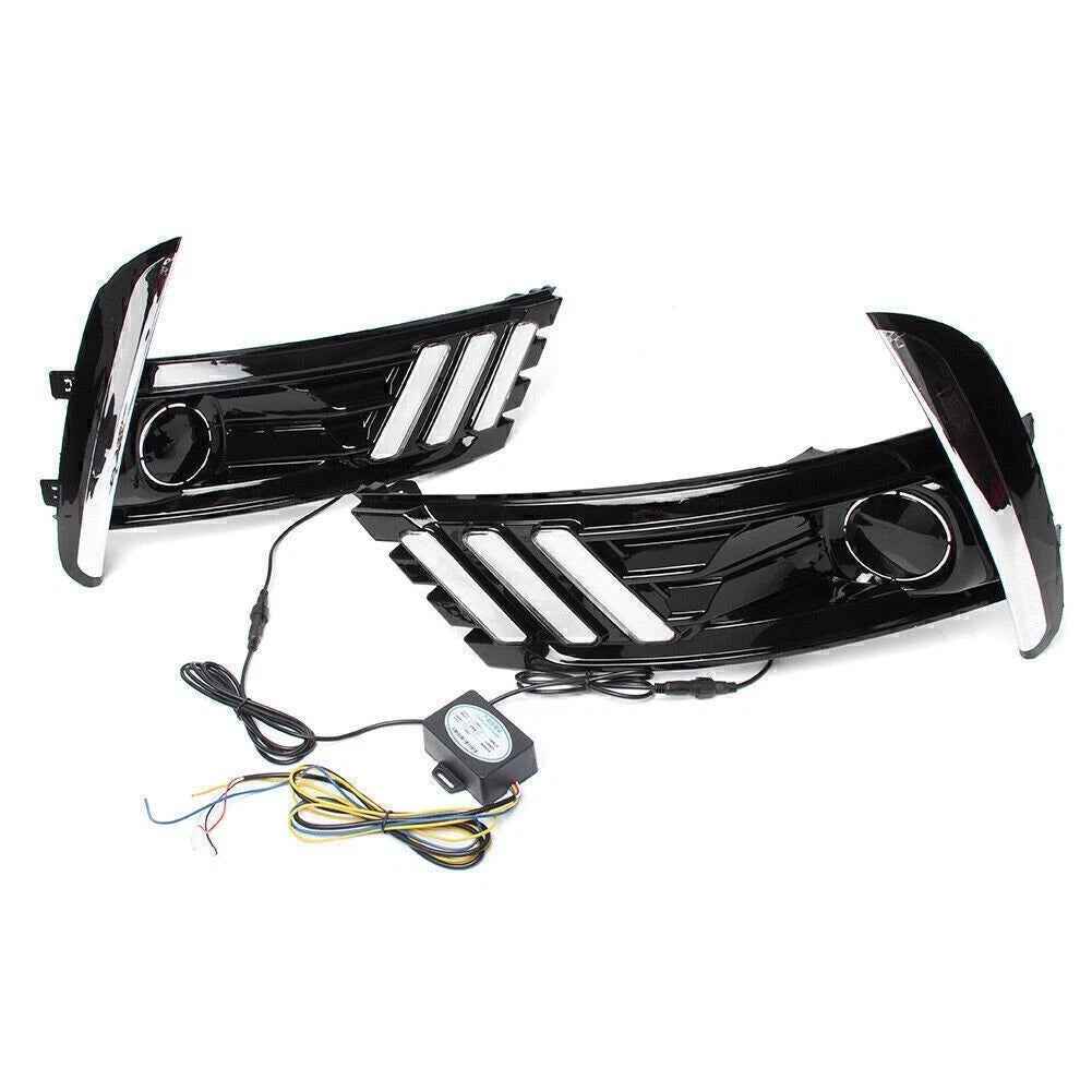 LED Daytime Running Light DLR Turn Signals Lamp for Toyota Corolla Altis (2017)