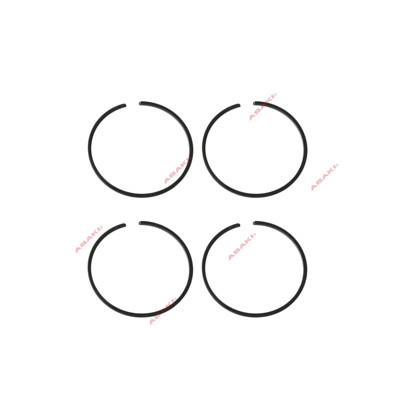 Set of 2 Piston Rings for OMC Johnson Evinrude E15RELEDS E10REDD (STD) 0435218