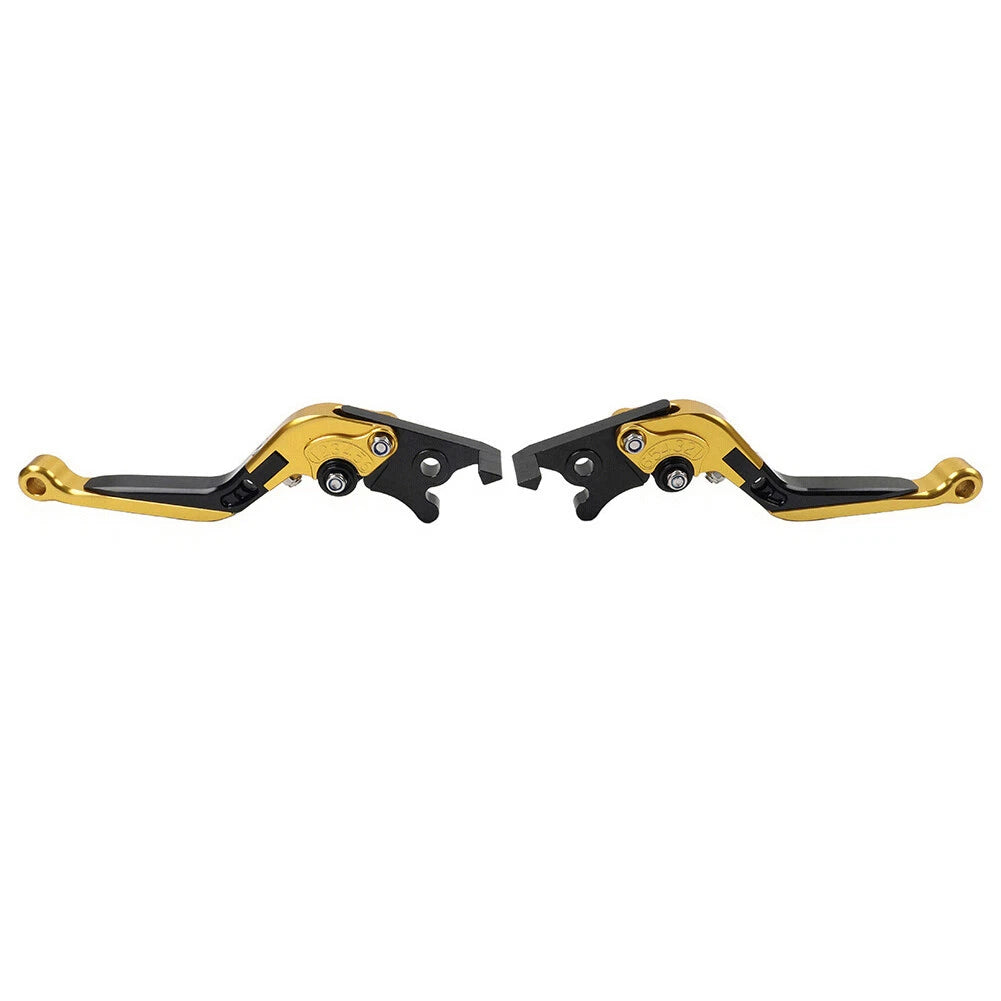 CNC Extendable Brake Clutch Levers for Yamaha YZF R1 (2009–2014) Gold