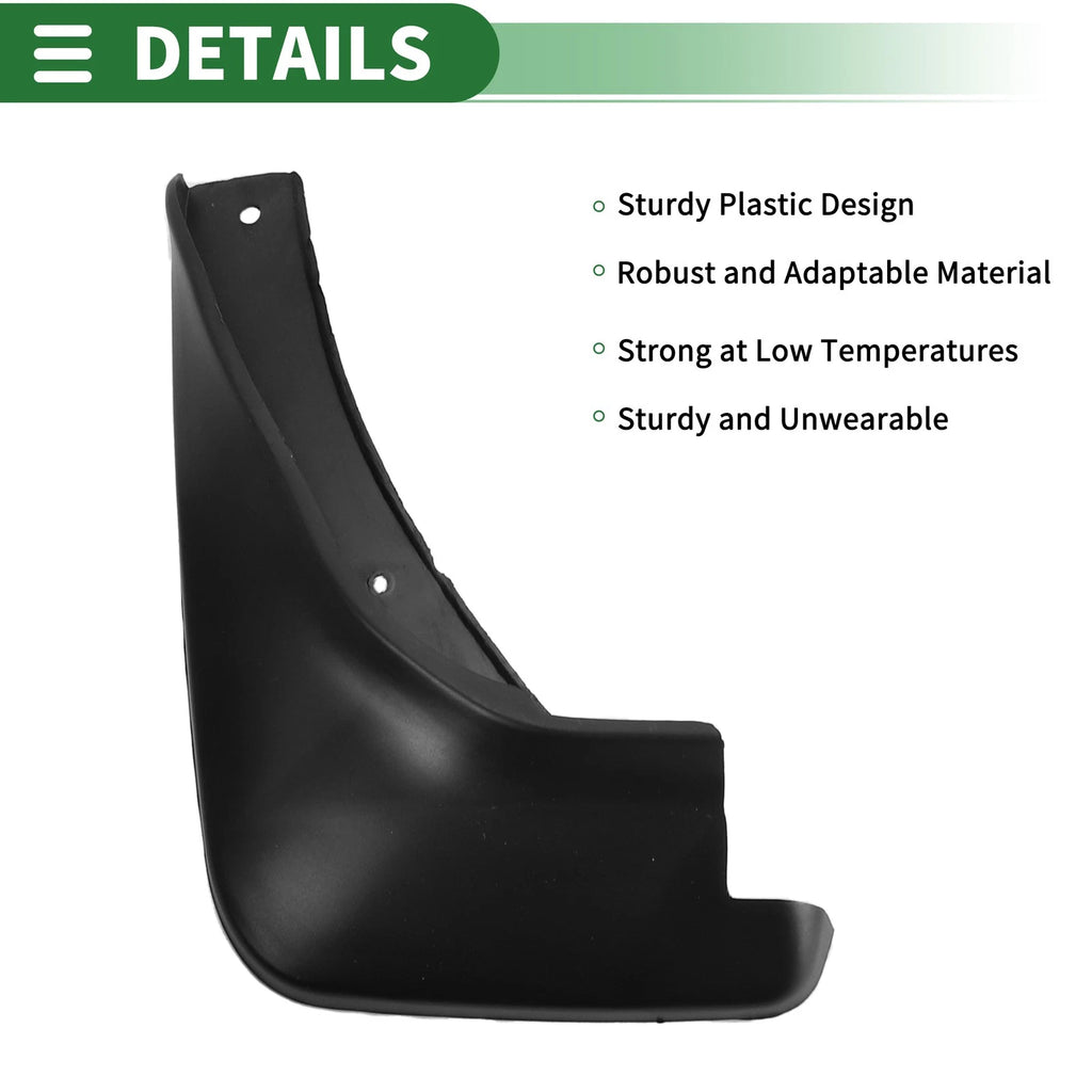 Mud Flaps Splash Guards for Hyundai Accent (2011–2017) W/ Mount Accessories