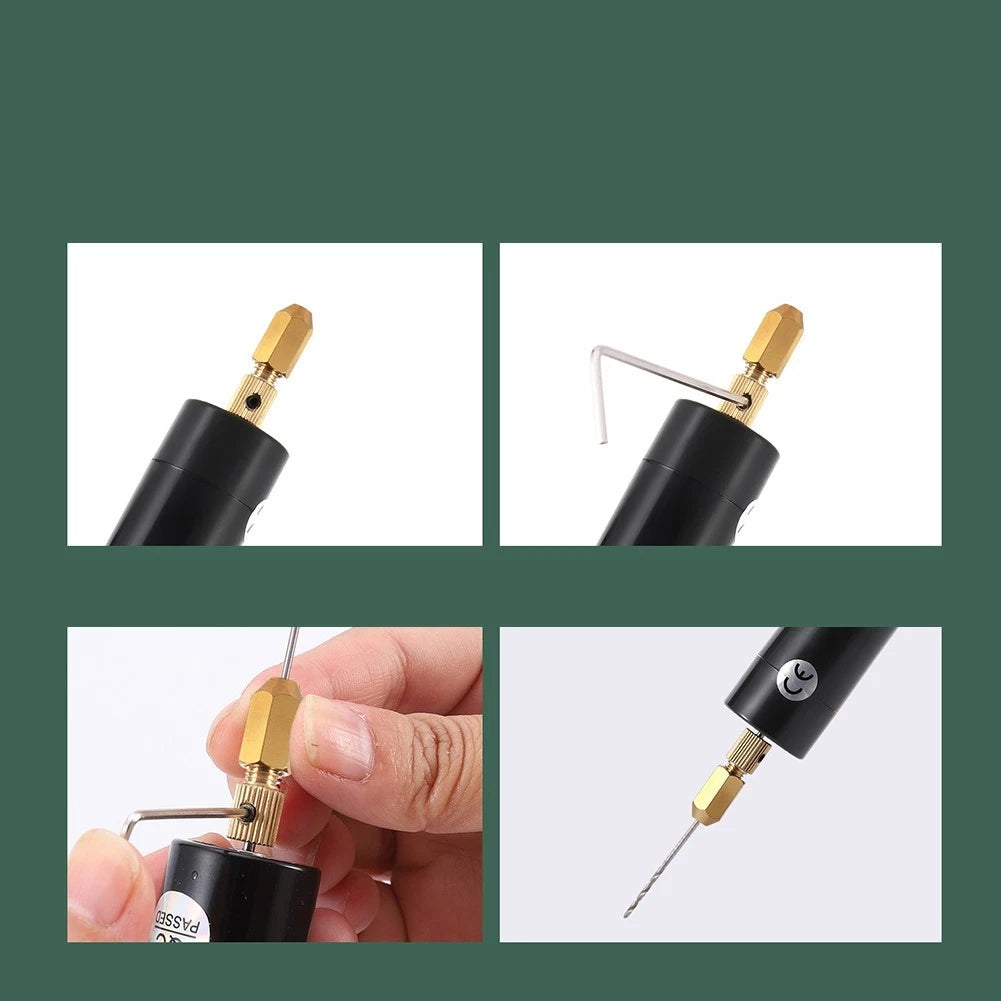 USB Drill Tool for Woodworking and Jewelry Crafts