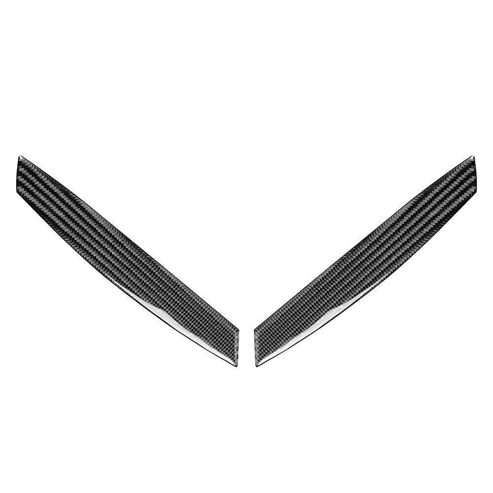 2X Interior Door Handle Strip Cover for BMW Z4 E85 (2003–2008) Carbon Fiber Black