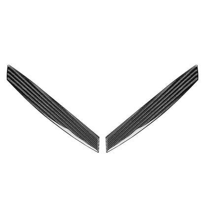 2X Interior Door Handle Strip Cover for BMW Z4 E85 (2003–2008) Carbon Fiber Black
