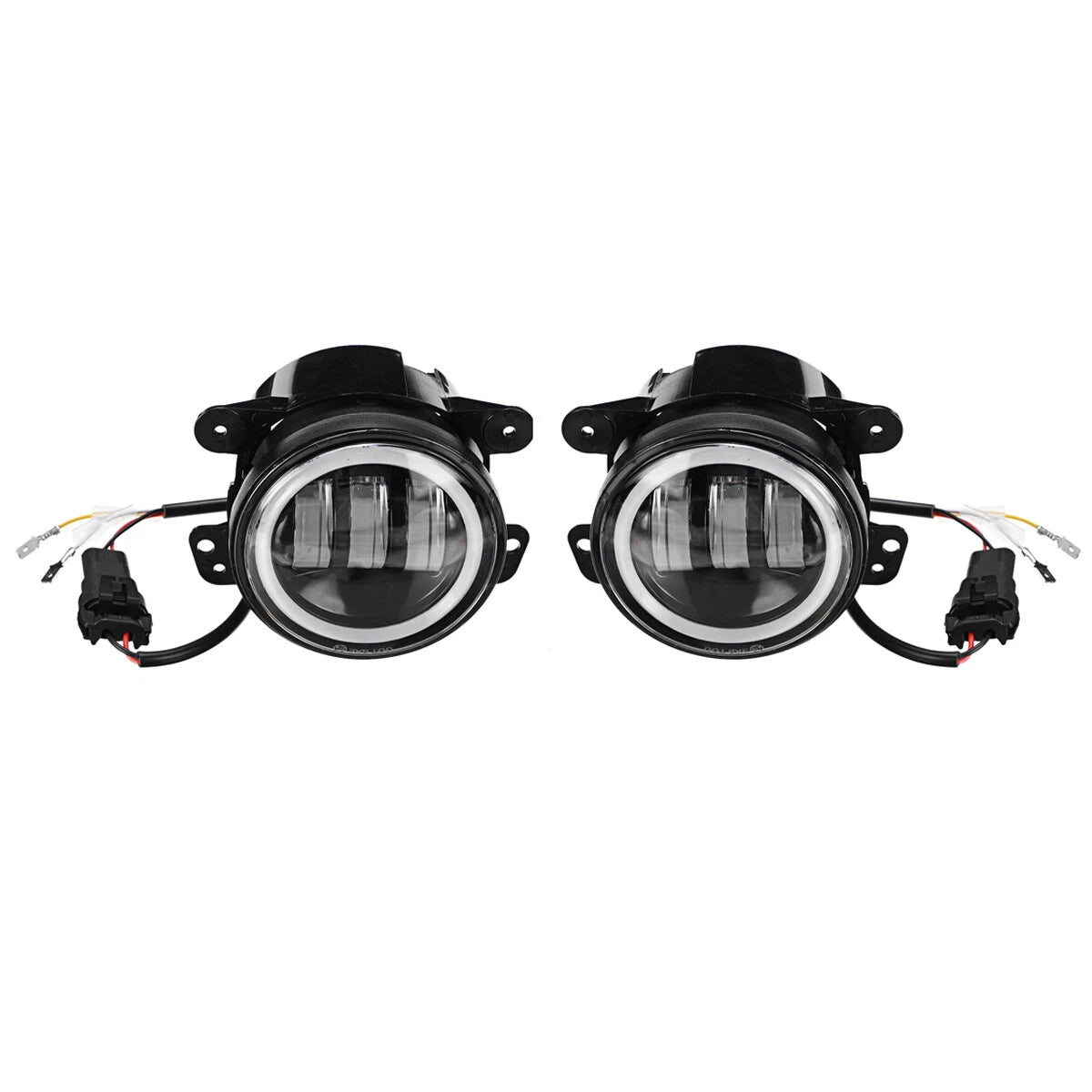 4 Inch LED Fog Light Driving Lamp for Jeep Wrangler JK TJ Grand Cherokee (2007–2018)