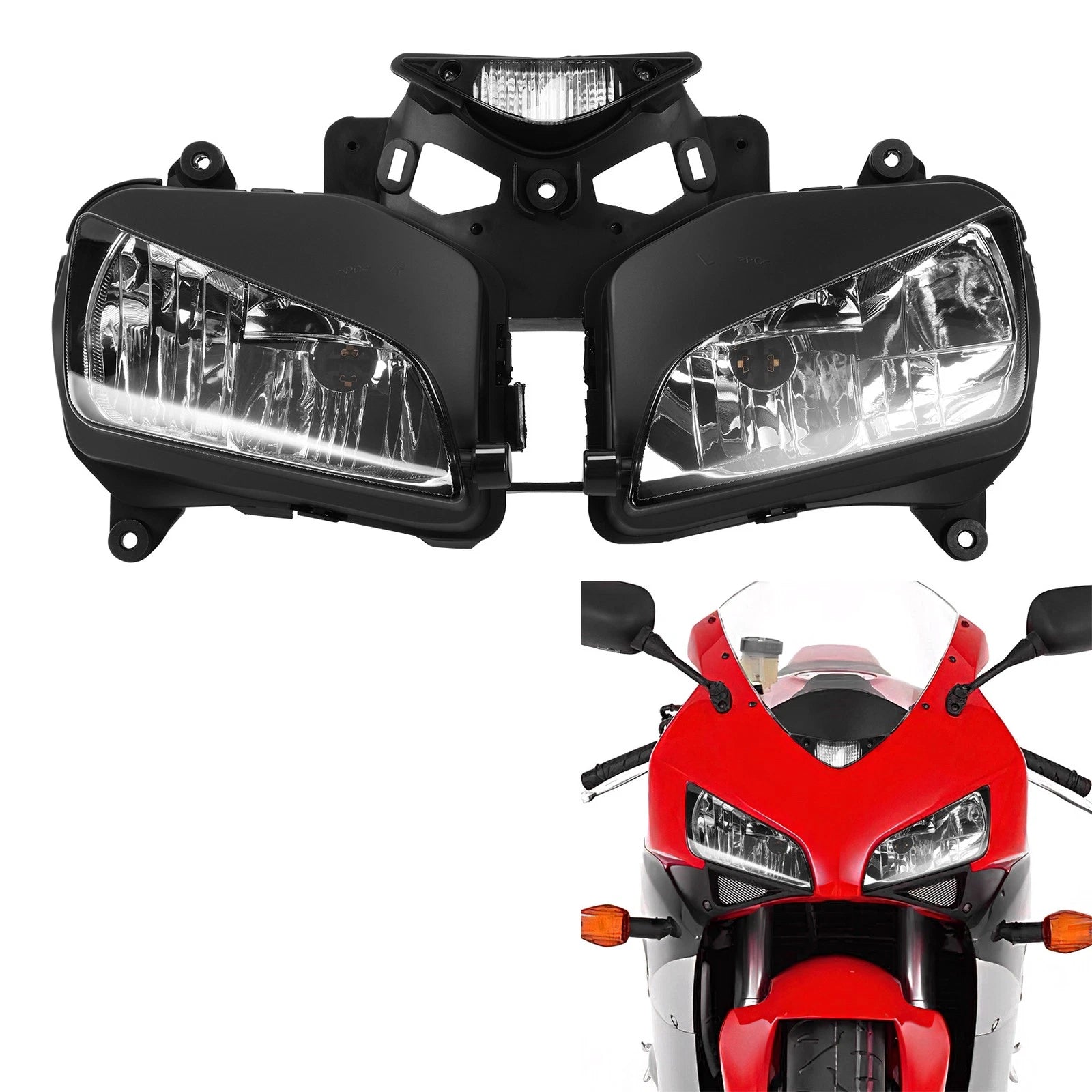 Front Headlight Assembly for Honda CBR1000RR (2004–2007)
