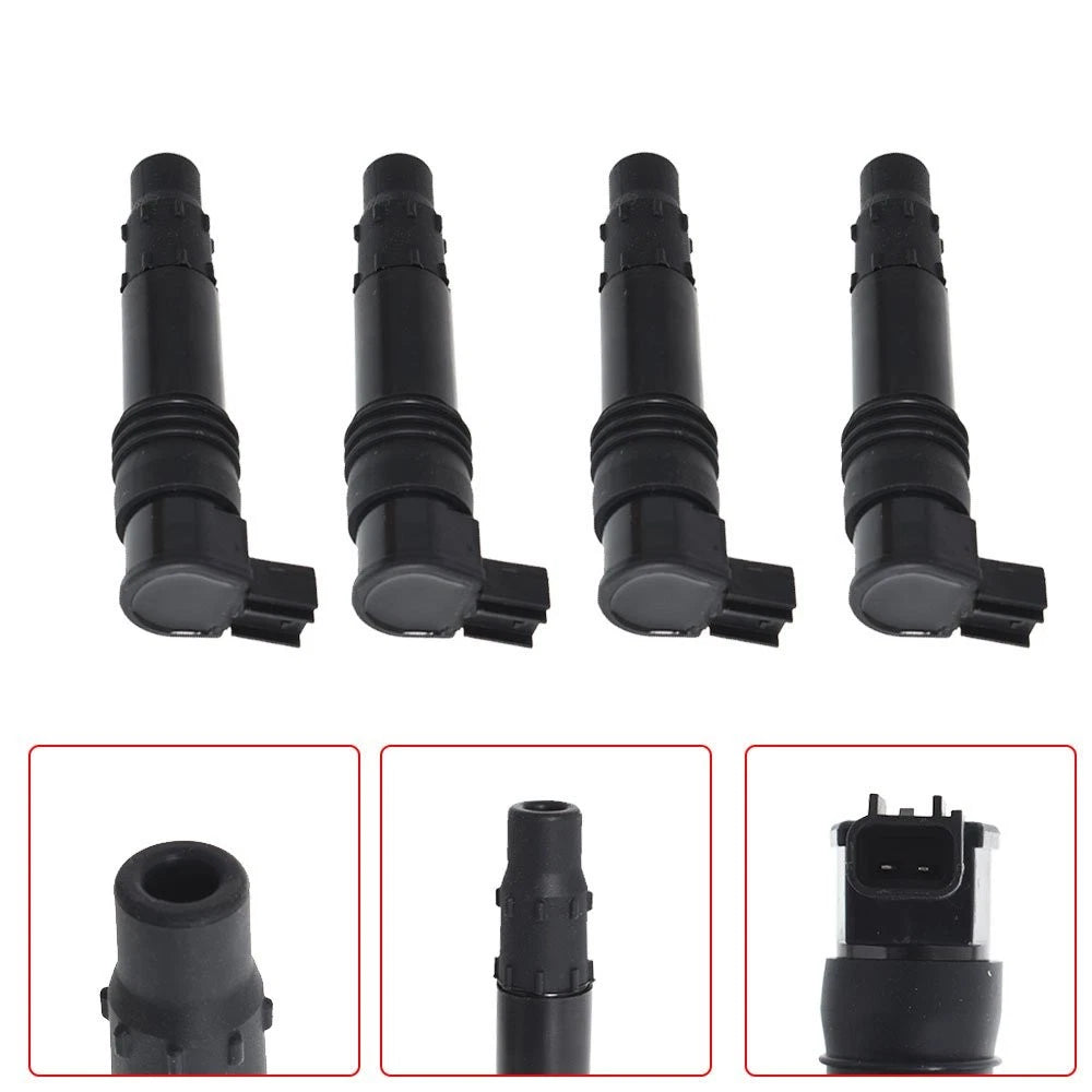 Set of 4 Ignition Coils for Suzuki GSX-R1000 (2001–2008)