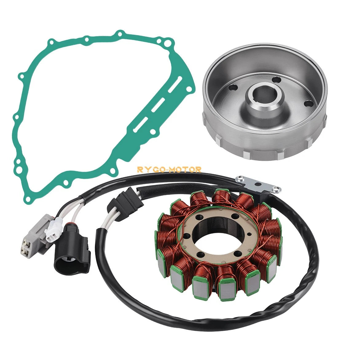 Flywheel Rotor & Stator w/ Gasket for Yamaha Rhino 700 (2008–2013)