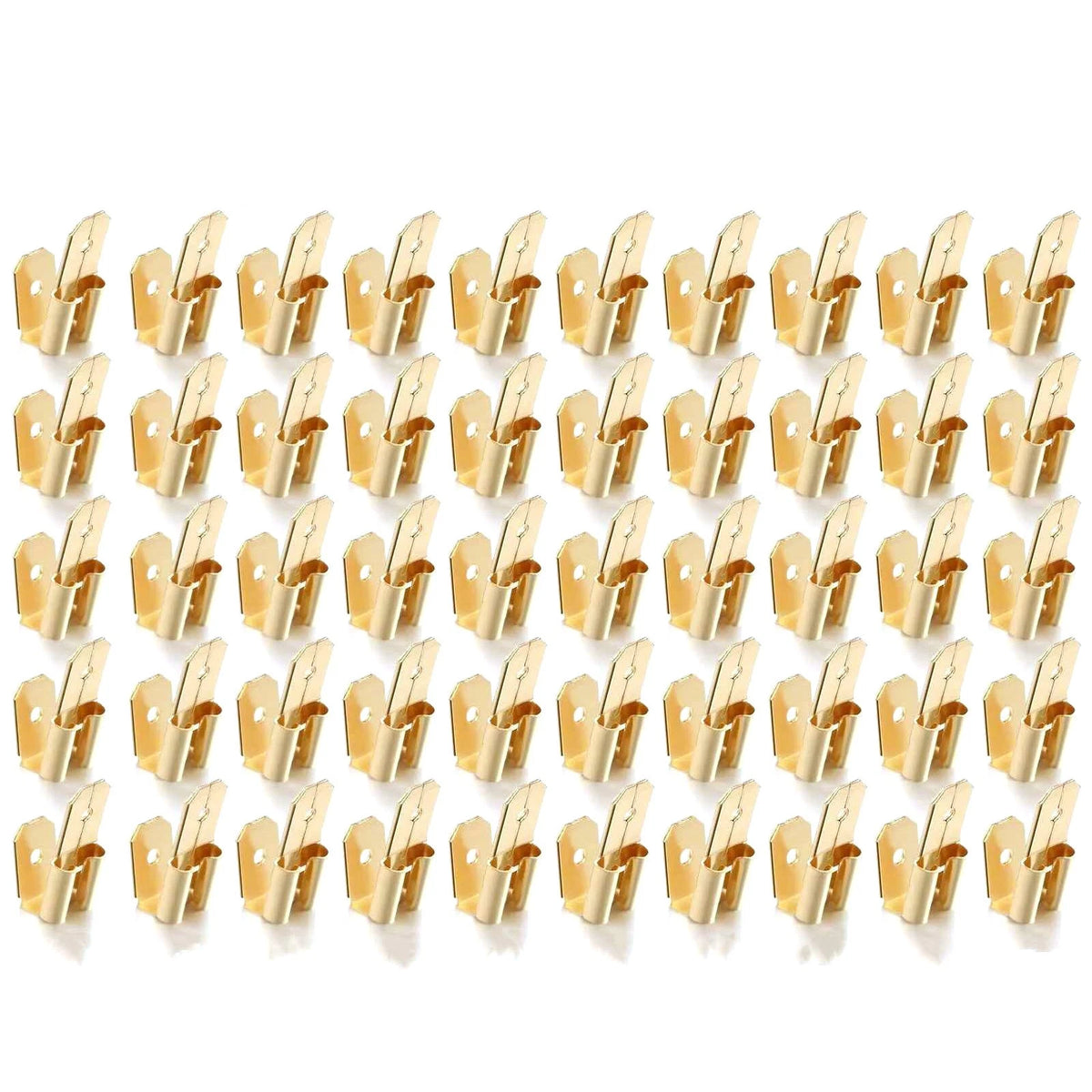Set of 50 Piggyback Spade Connectors 3 Way Adapter