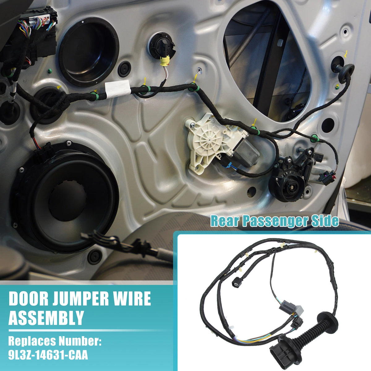 Rear Driver Side Door Jumper Wire Assembly for Ford F150 (2009–2014)