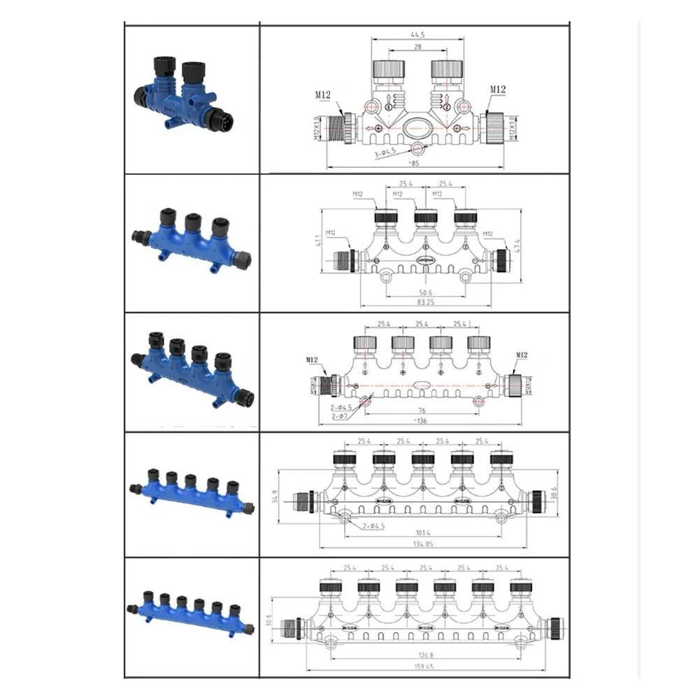 M125P T Splitter for NMEA 2000 Marine Connector (Navigation Systems)
